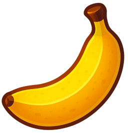 Gezond en lekker eten banaan-icon