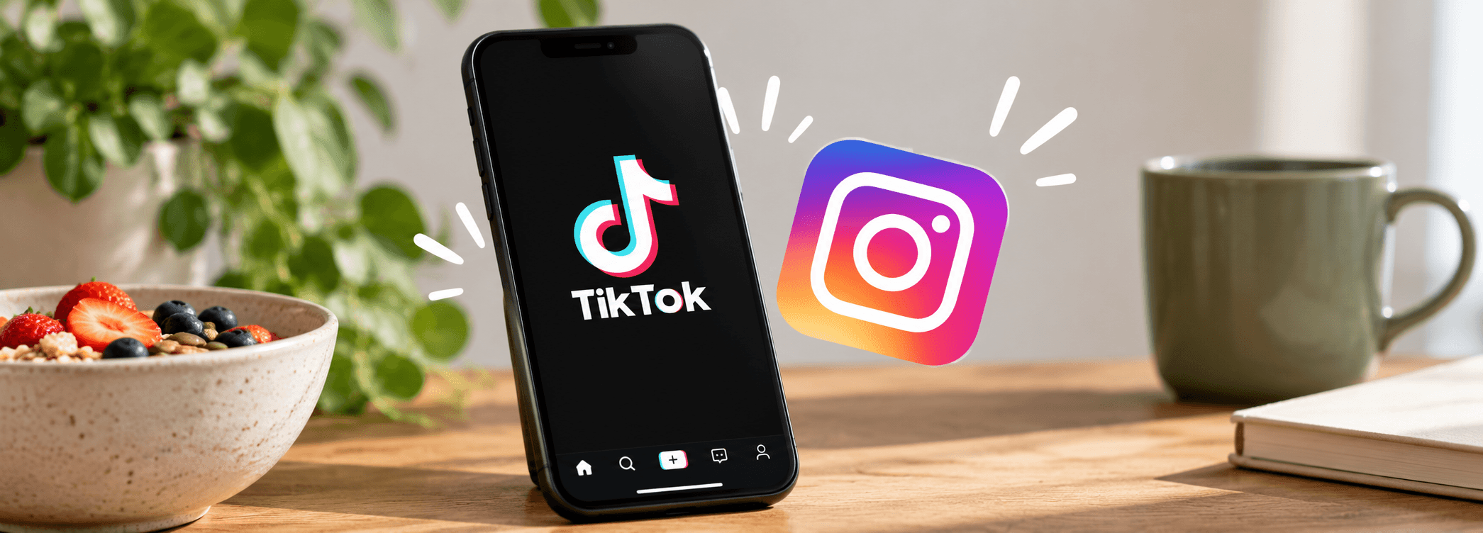 Adviezen tiktok en Instagram